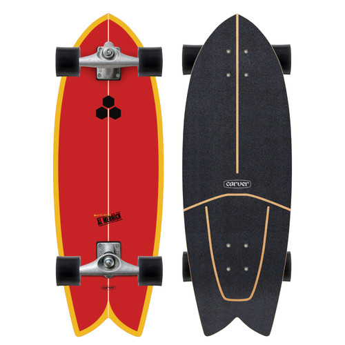 Surfskate complet ci fish - -,