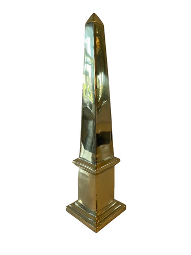 Obélisque bronze lustré - obélisque, en