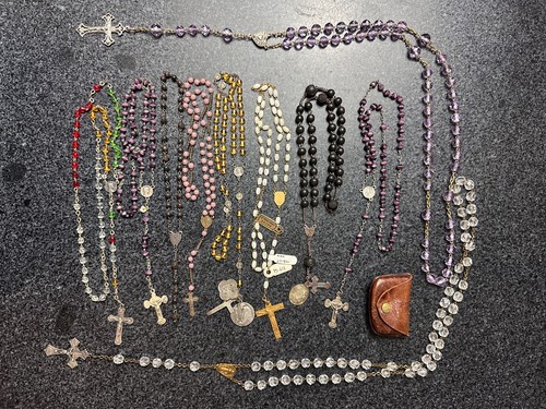 Lot chapelets anciens - 11,