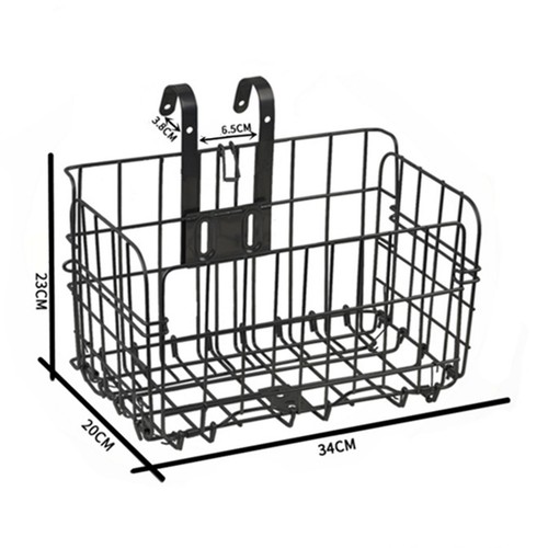 Folding rear bike basket - rear,