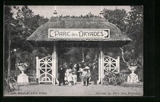 Old postcard La Baule-les-Pins, entrance to the Dryades Park 