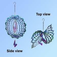 Moulin à vent papillon en