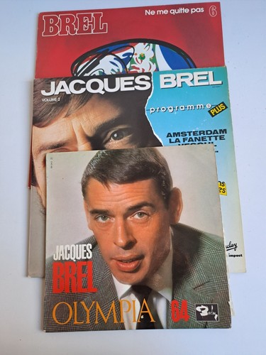 Trois disques vinyles 33t - trois,
