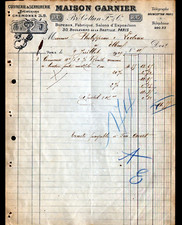 "PARIS (XII°) ARTISTIC & CREMONES LOCKSMITH FACTORY "Maison GARNIER" in 1909