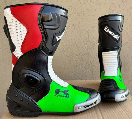 Motogp bottes cuir - motogp, course