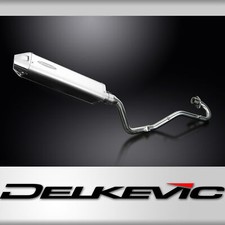 Honda XR125L 2003-2010 Echappement Complet Silencieux 420mm Tri-Ovale Inox