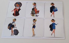 6 Sous-verres carrés