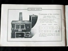 Catalogue of boilers sawmill stoves G. Poncet Paris Fair 1934 Annecy Savoie