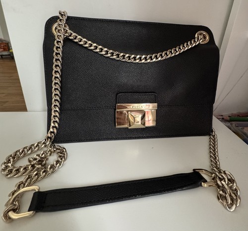 Sac furla noir cuir - sac,