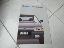 Skoda Favorit Forman Pick-up Programme brochure catalogue prospectus commercial
