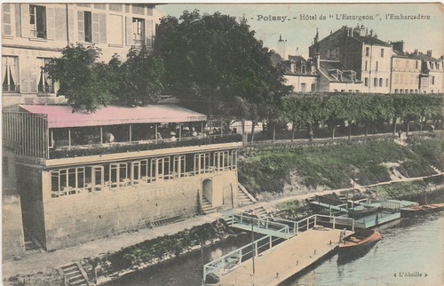 Cpa poissy hôtel de - de,