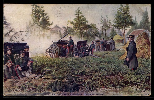 Carte postale armée belge