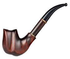 Dr. Watson - Pipe pour tabac, Sculpt�e � la main en bois, filtre 9mm - Dali