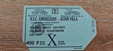 Ticket 1982 RSC Anderlecht vs