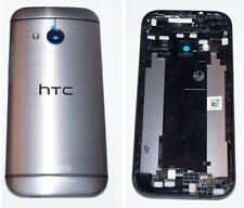 Original htc One Mini 2 M5 Boîtier Coque Arrière Touches Gunmetal Gris