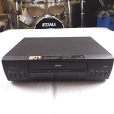RCA VR525 4-Head VCR VHS Video Player Recorder w/ AccuSearch No Remote - TESTED