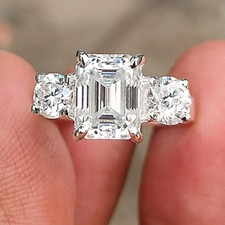 Bague en argent 925 diamant