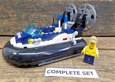 Lego Town City Police Hovercraft Arrest Boat w/MiniFig 60071 COMPLETE
