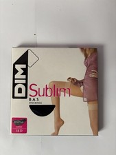 bas noir Dim Sublim taille 1/2 fins 18 deniers