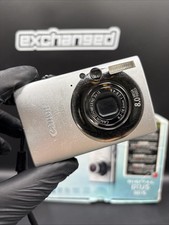 Canon IXUS 80 IS 8.0MP 3.8x Zoom Digital Camera Silver - Boxed Bundle - Tested