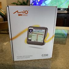 Mio Digi Walker Model C230 Portable GPS Navigation  Text To Speech Powers On