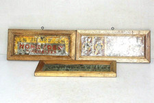 Vintage 3PCs Original Passing Show & Différents Cigarette Frigo Boite Signe