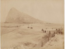Photo XIXe Gibraltar - albumen