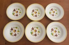 6 ASSIETTES CREUSES ANCIENNES