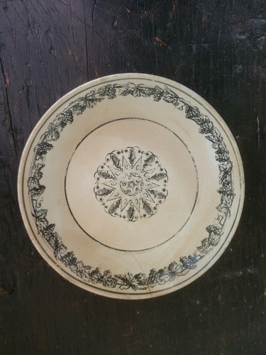 Ancienne soucoupe faïence - ancienne,