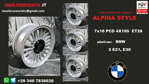 Jantes alpina pouces bmw - 16,