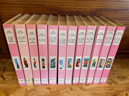 Lot livres club des - de, cinq