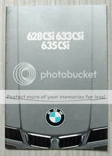BMW 628, 633 & 635 CSi Car Sales Brochure Feb 1979 #911060365 DUTCH TEXT
