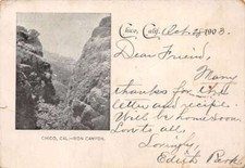 Chio California Iron Canyon Scenic View Private Mail Postcard AA88064