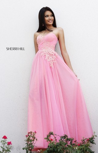 New pink peach sherri - new, pink/peach