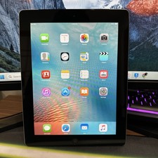 iPad 2 (64GB + 3G, Black) iOS 9.1 + Comes with apps