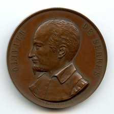 France 1850-1870 - Médaille Olivier de Serres - Association Agricole Bretonne