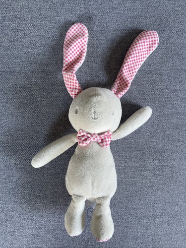 Doudou peluche lapin - doudou, ecru