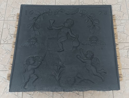 Grande plaque cheminée - de,