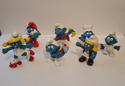 Lot figurines schtroumpfs - lot, 7