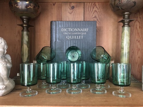 Ensemble verres vintage - de, 12