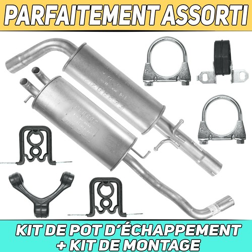 Kit pot échappement - kit,