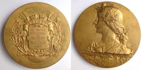 Médaille bronze concours - médaille,