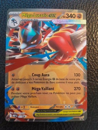 Carte pokémon méga lucario - pokémon, méga-lucario