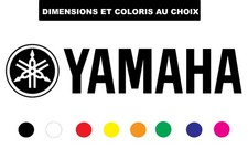 2 Stickers Yamaha Moto Logo – Autocollant Vinyle Résistant