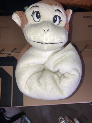 Doudou peluche singe - (n48),