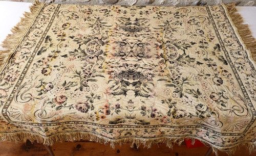 N19 ancien tapis table - n19/,