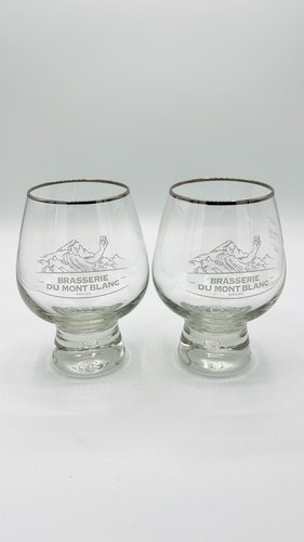 Verres biere mont blanc bas - verres,