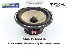 1 pièce (une seule) FOCAL PS165FX 165mm(6,5’’) woofer à cône de lin, 80W RMS, 4Ω