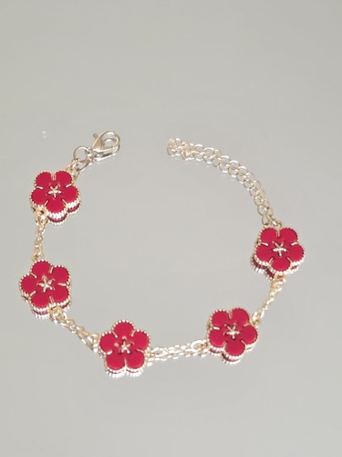Bracelet trèfle acier - bracelet,