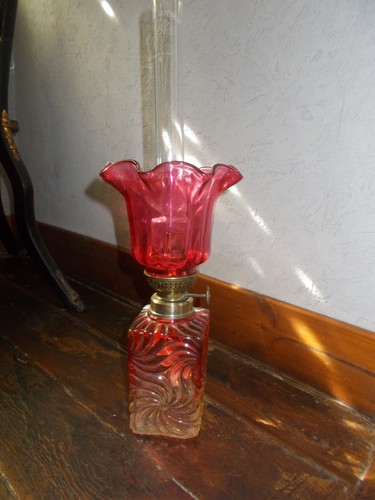Lampe petrole cristal baccarat - cristal,